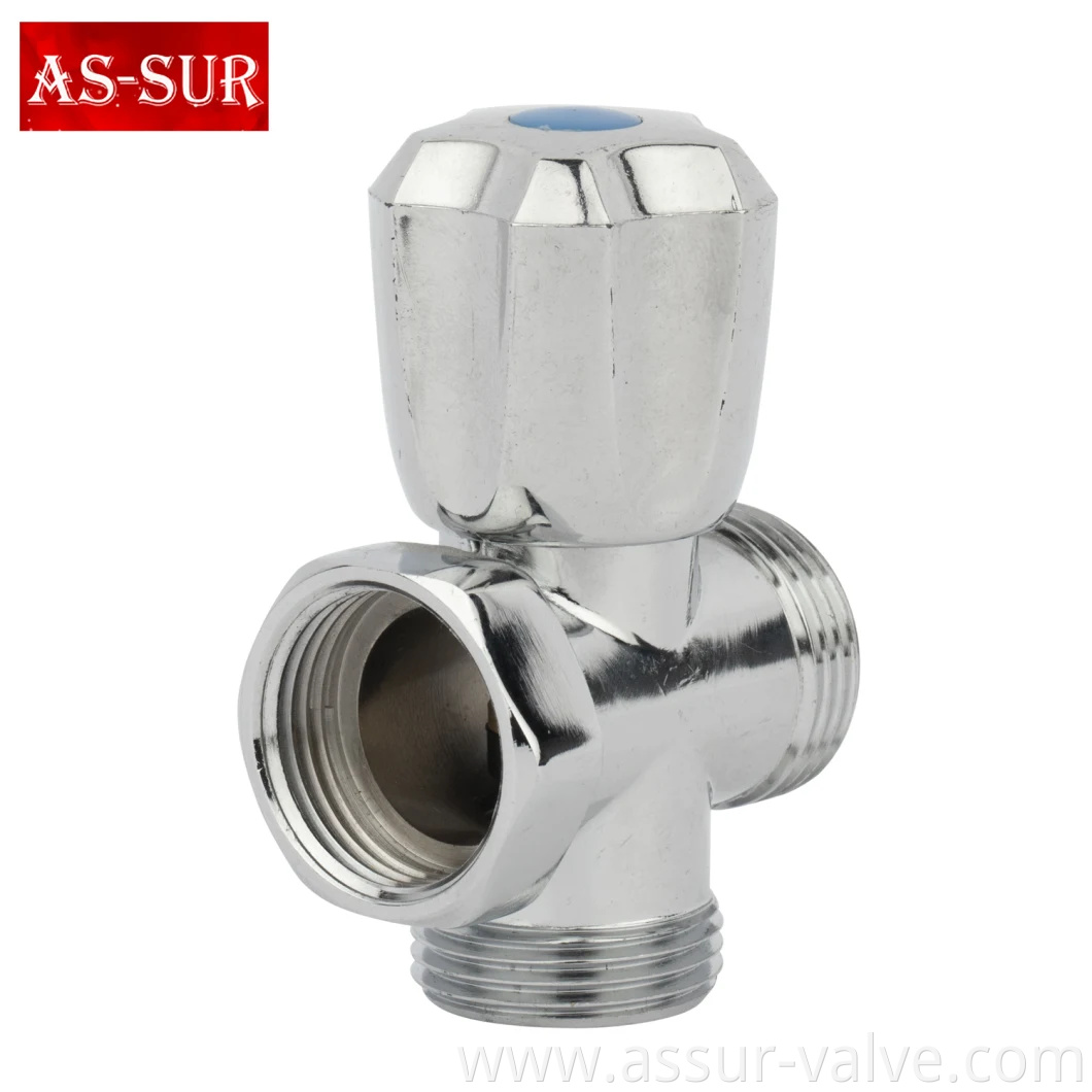 Zinc Alloy Handle Brass Angle Stop Valve as-S017